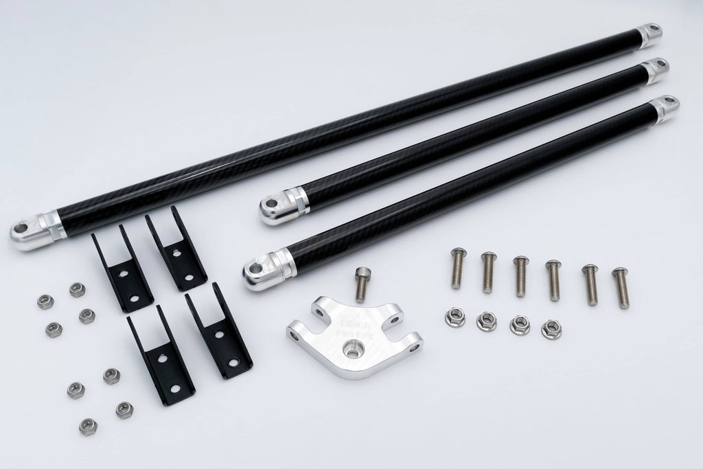 Kies-Motorsports Black Market Race Black Market Race G8X S58 Carbon Fiber Strut Brace G80, M3, G82, M4, G87 M2