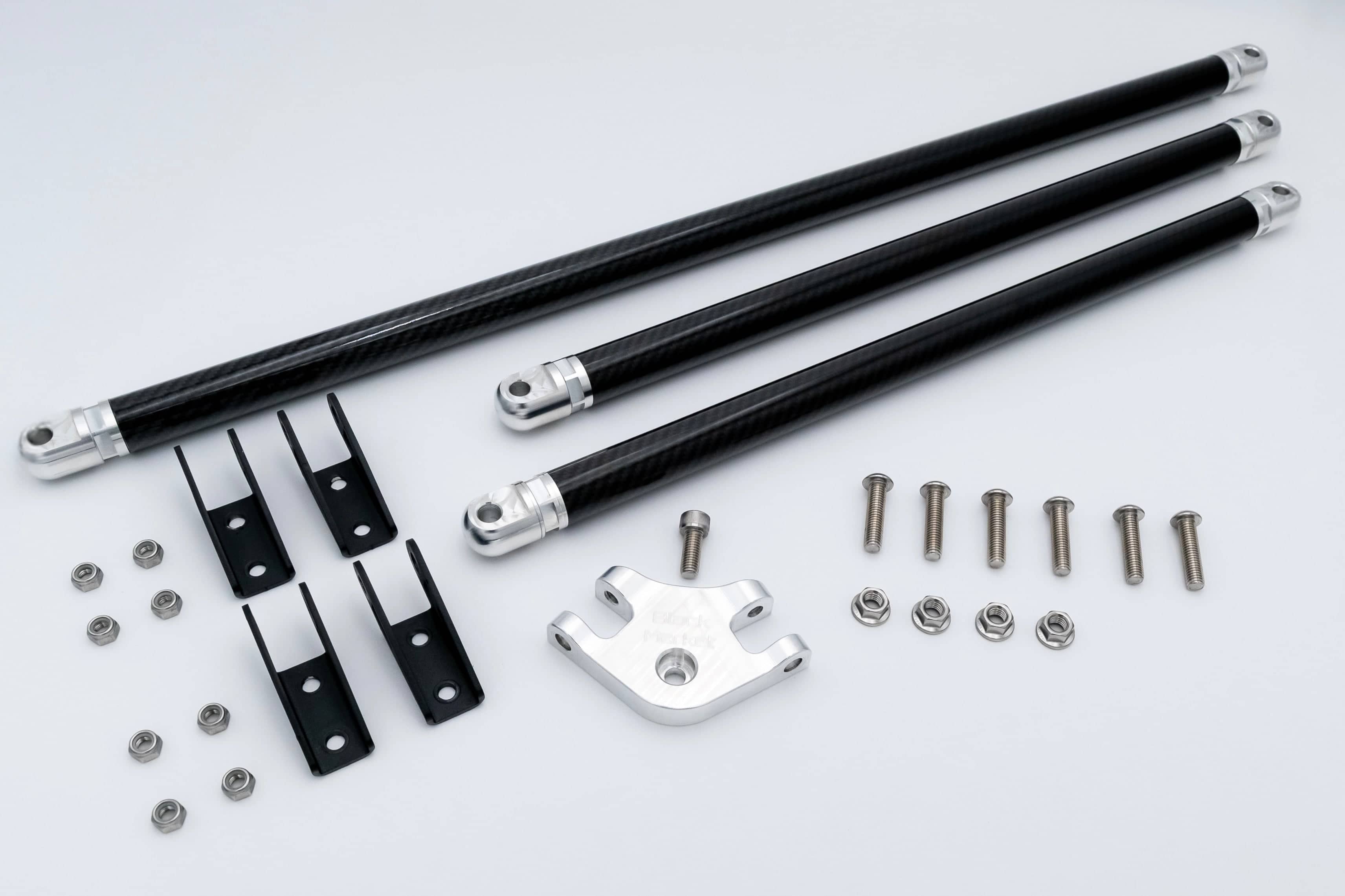 Kies-Motorsports Black Market Race Black Market Race G8X S58 Carbon Fiber Strut Brace G80, M3, G82, M4, G87 M2