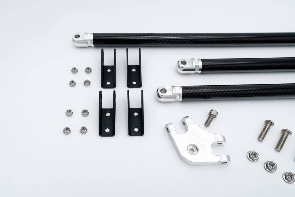Kies-Motorsports Black Market Race Black Market Race G8X S58 Carbon Fiber Strut Brace G80, M3, G82, M4, G87 M2
