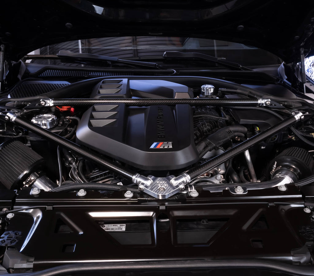 Kies-Motorsports Black Market Race Black Market Race G8X S58 Carbon Fiber Strut Brace G80, M3, G82, M4, G87 M2