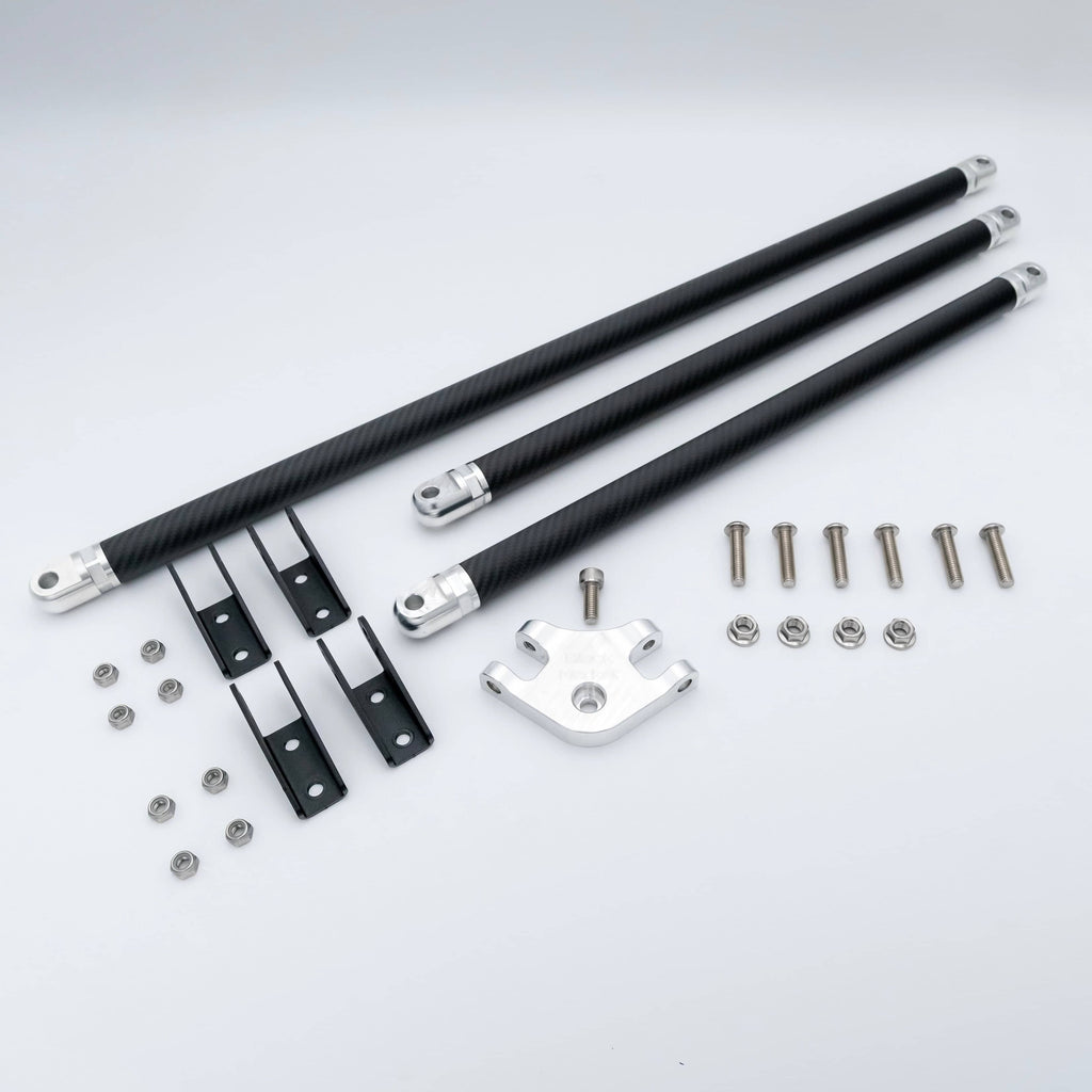 Kies-Motorsports Black Market Race Black Market Race G8X S58 Carbon Fiber Strut Brace G80, M3, G82, M4, G87 M2