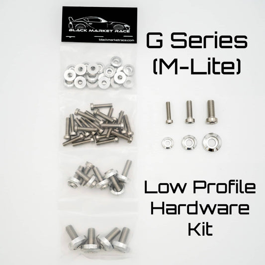 Kies-Motorsports Black Market Race BMR M Lite (G Series) Low Profile Engine Bay Hardware Kit