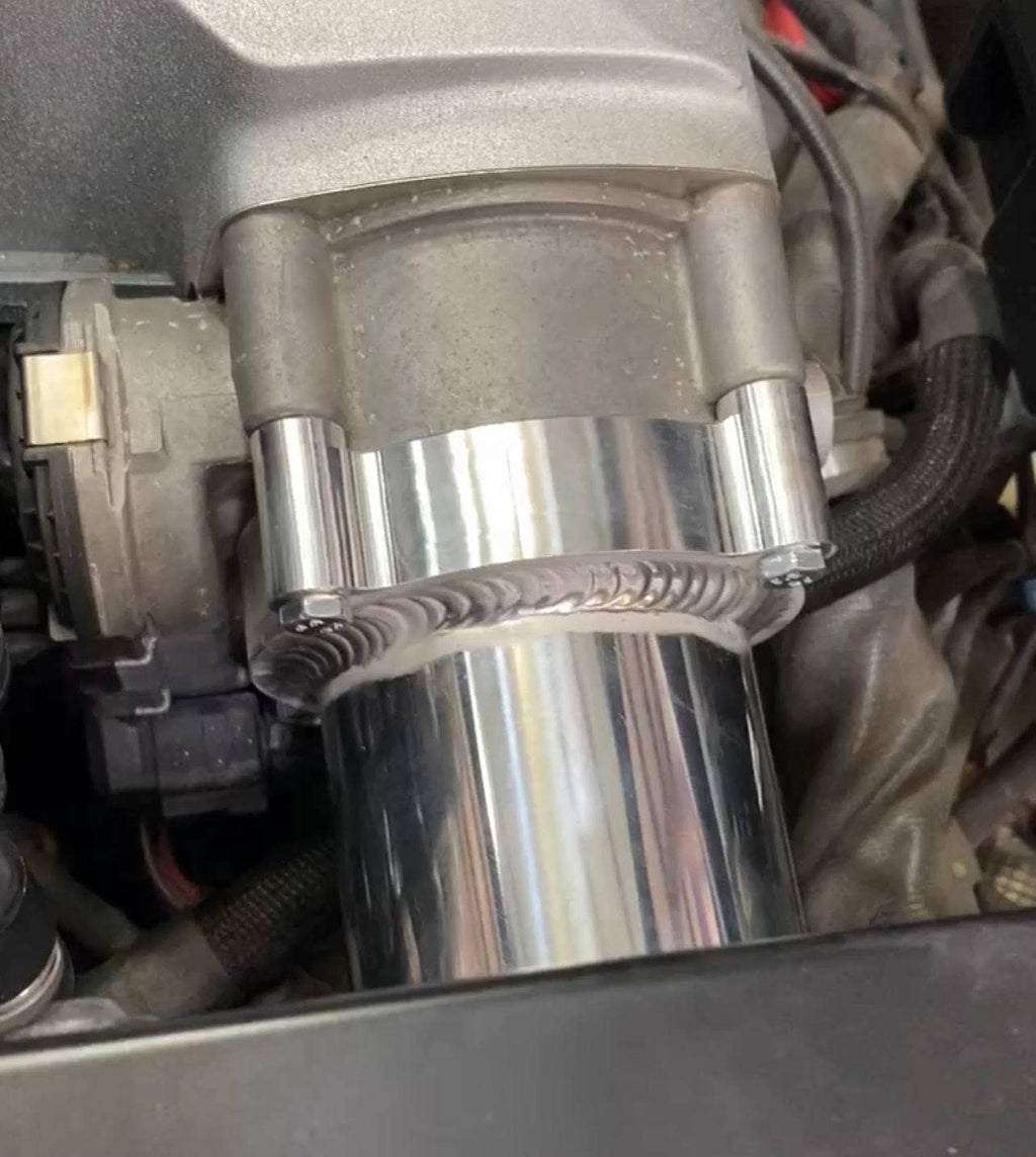 Kies-Motorsports Black Market Race BMR R8 & Huracan Billet Throttle Body Adapter DIY Flange Twin Turbo