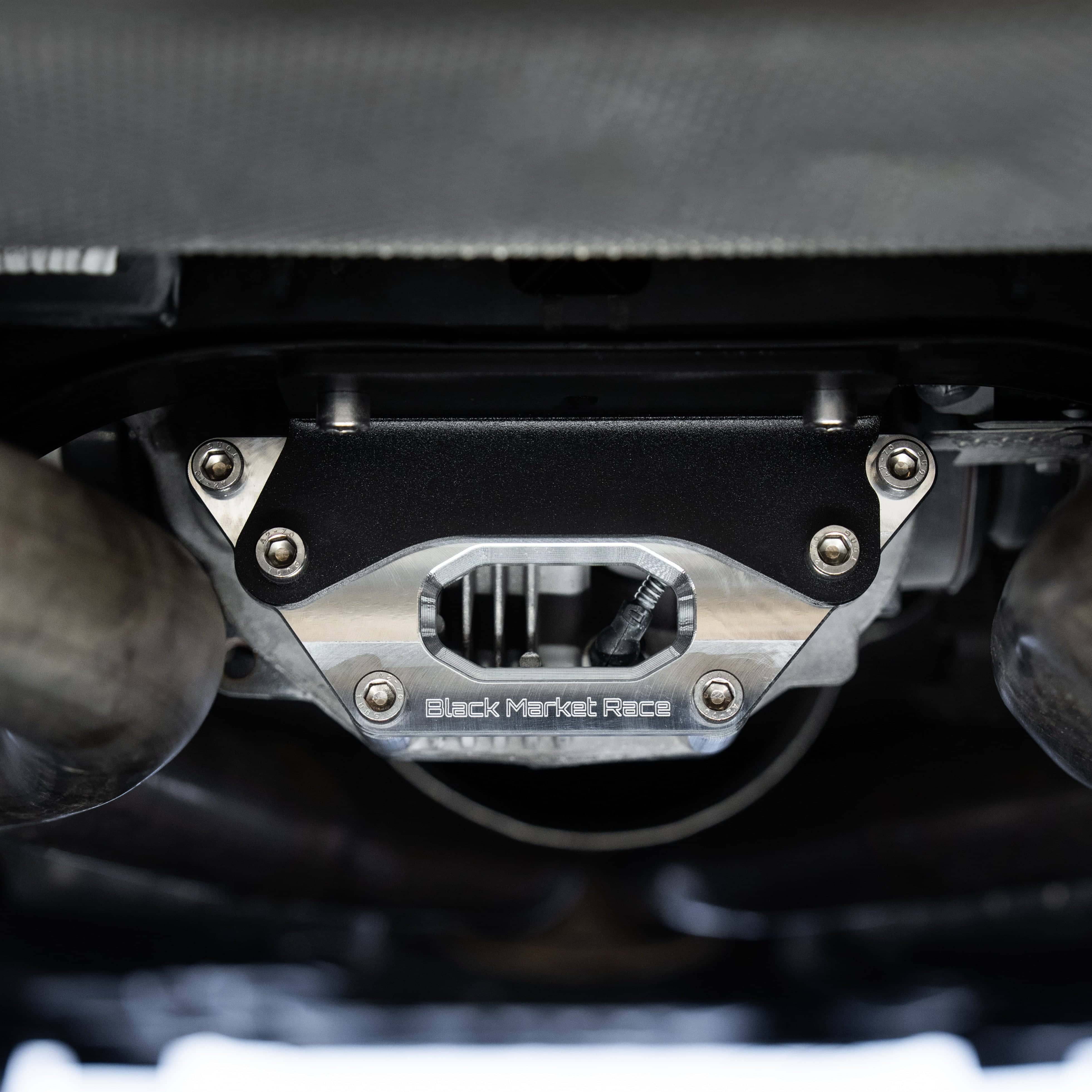 Kies-Motorsports Black Market Race BMR Rear Differential Solid Mount Brace BMW M240i, M340i, and Toyota Supra (G42, G2X, A9X, Z4) Main image
