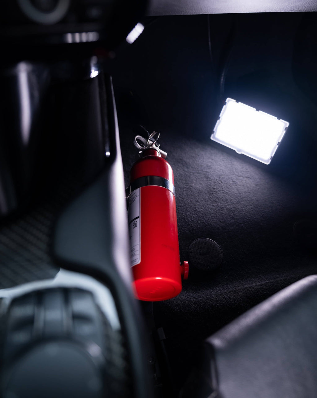 Kies-Motorsports Black Market Race G Chassis / Supra Fire Extinguisher Mount