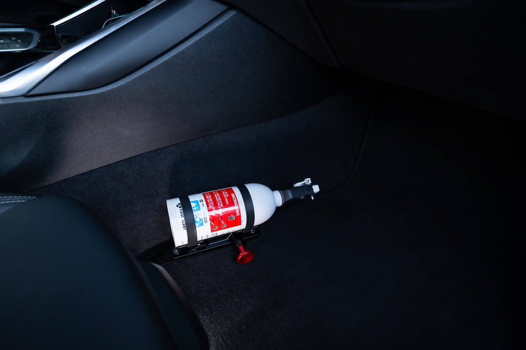 Kies-Motorsports Black Market Race G Chassis / Supra Fire Extinguisher Mount
