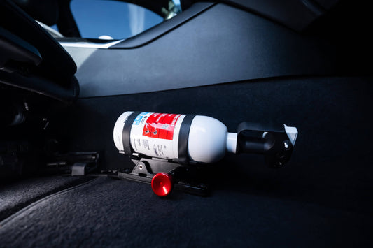 Kies-Motorsports Black Market Race G Chassis / Supra Fire Extinguisher Mount