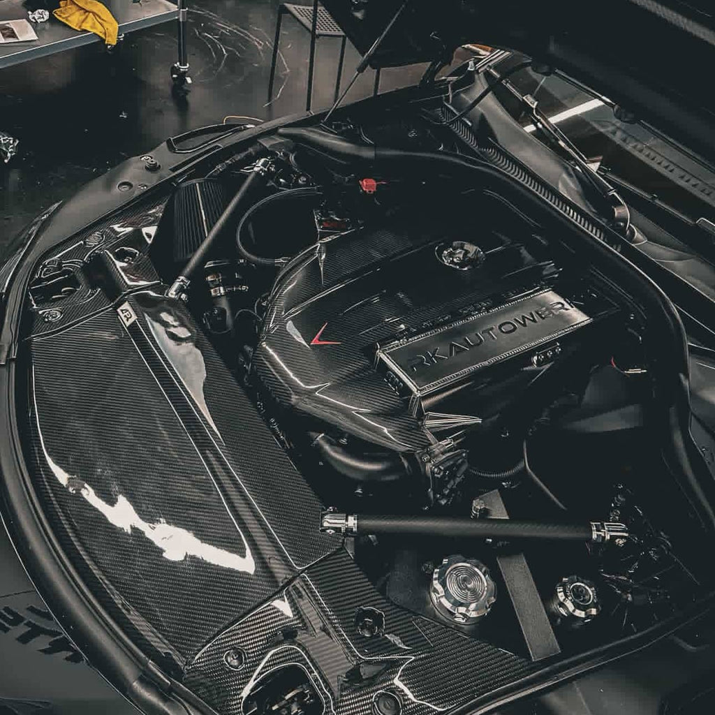 Kies-Motorsports Black Market Race Supra Carbon Strut Braces