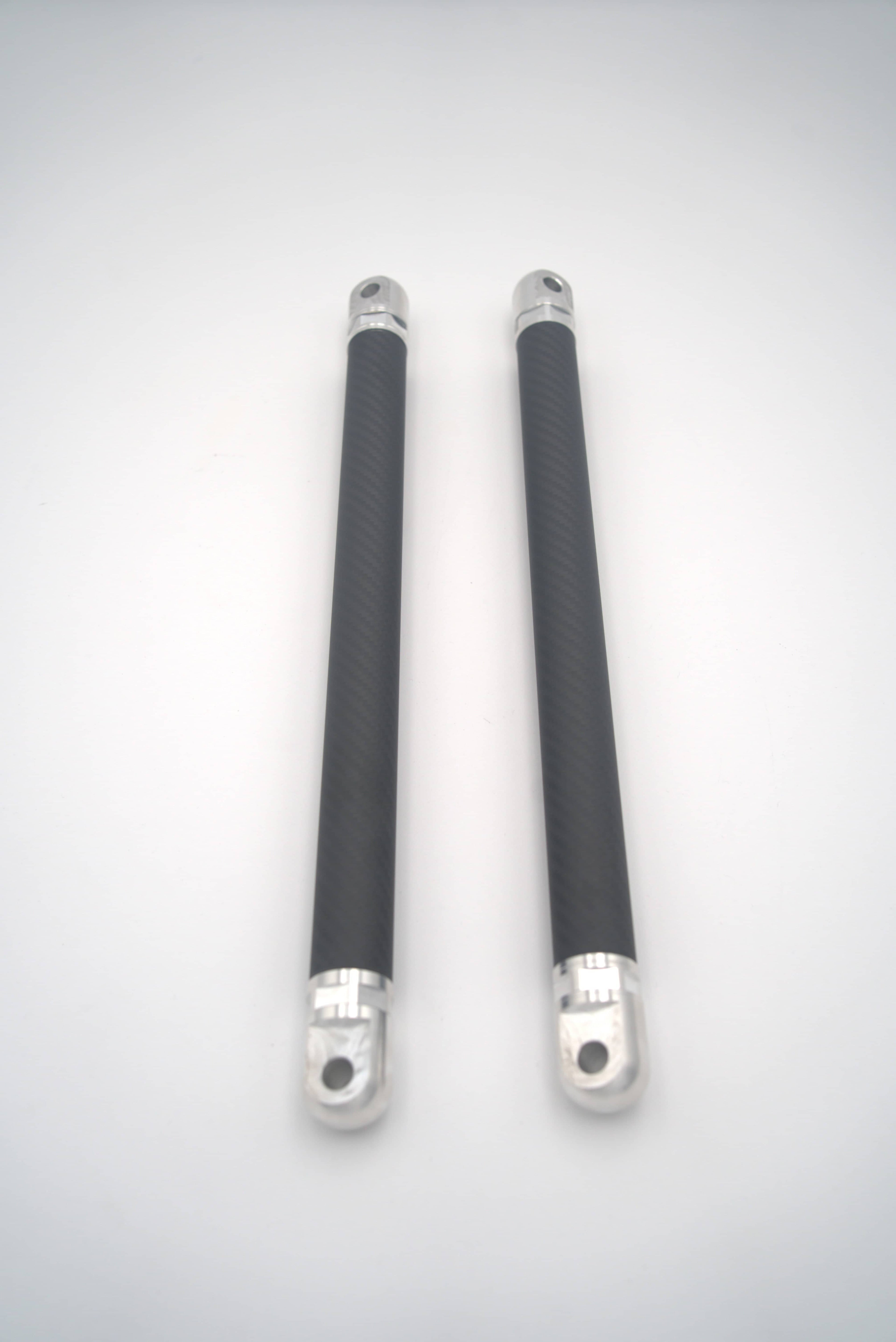 Kies-Motorsports Black Market Race Supra Carbon Strut Braces Matte Carbon / A90