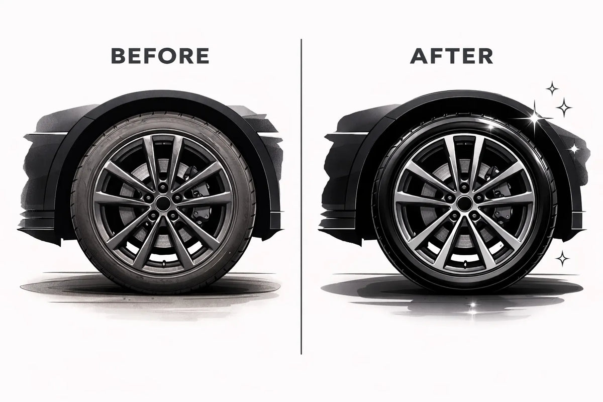 Kies-Motorsports Blk Tie Detailing Sleek & Subtle Tire Shine 32oz