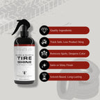 Kies-Motorsports Blk Tie Detailing Sleek & Subtle Tire Shine 32oz