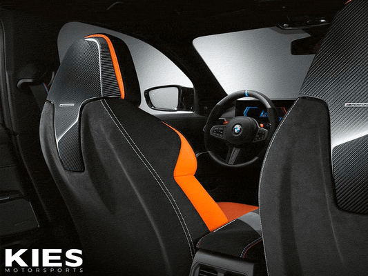 Kies-Motorsports BMW BMW M Performance G8X Seat Back Carbon Fiber / Alcantara Gloss Carbon