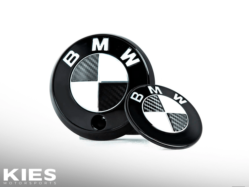 Kies-Motorsports BMW BMW M4 G82 / G83 Carbon & Gloss Black BMW Roundels (Hood & Trunk Emblems) Main image