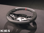 Kies-Motorsports BMW BMW OEM G SERIES M Performance Steering Wheel RED Stripe with White Stitching / Automatic
