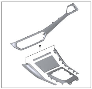 Genuine BMW 3/4 Series (G20/22/23) & M3/M4 (G80/82/83) M Performance Carbon Fiber/Alcantara Interior Trim Kit Secondary image