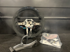 Kies-Motorsports BMW Genuine BMW Alcantara M Performance RACE DISPLAY Wheel for the F87 M2 and M2C (Includes Matte Carbon Fiber Trim)
