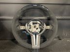Kies-Motorsports BMW Genuine BMW Alcantara M Performance RACE DISPLAY Wheel for the F87 M2 and M2C (Includes Matte Carbon Fiber Trim)