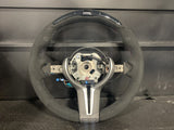 Kies-Motorsports BMW Genuine BMW Alcantara M Performance RACE DISPLAY Wheel for the F87 M2 and M2C (Includes Matte Carbon Fiber Trim)