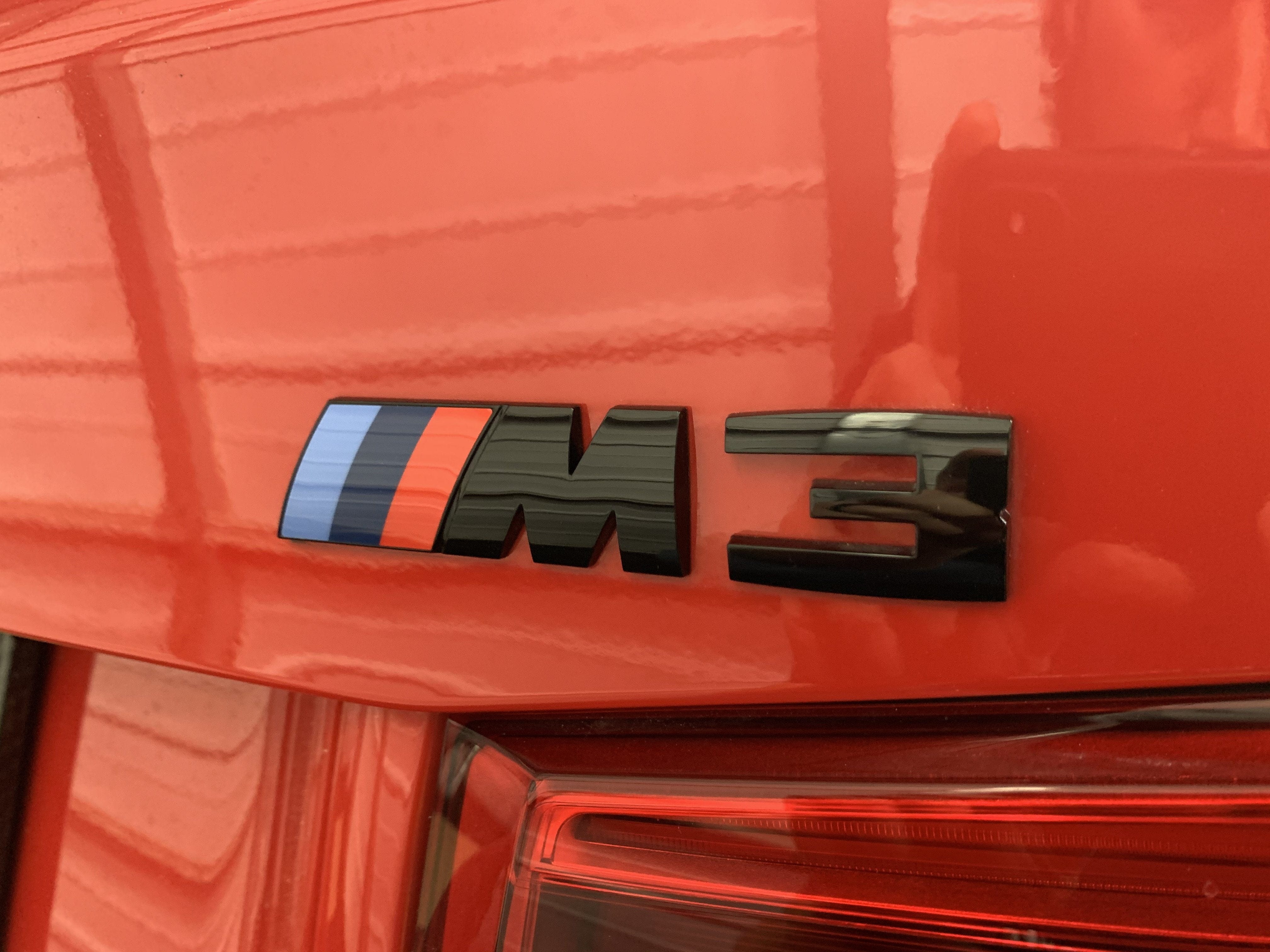 BMW M Fender Emblem Set - Gloss Black