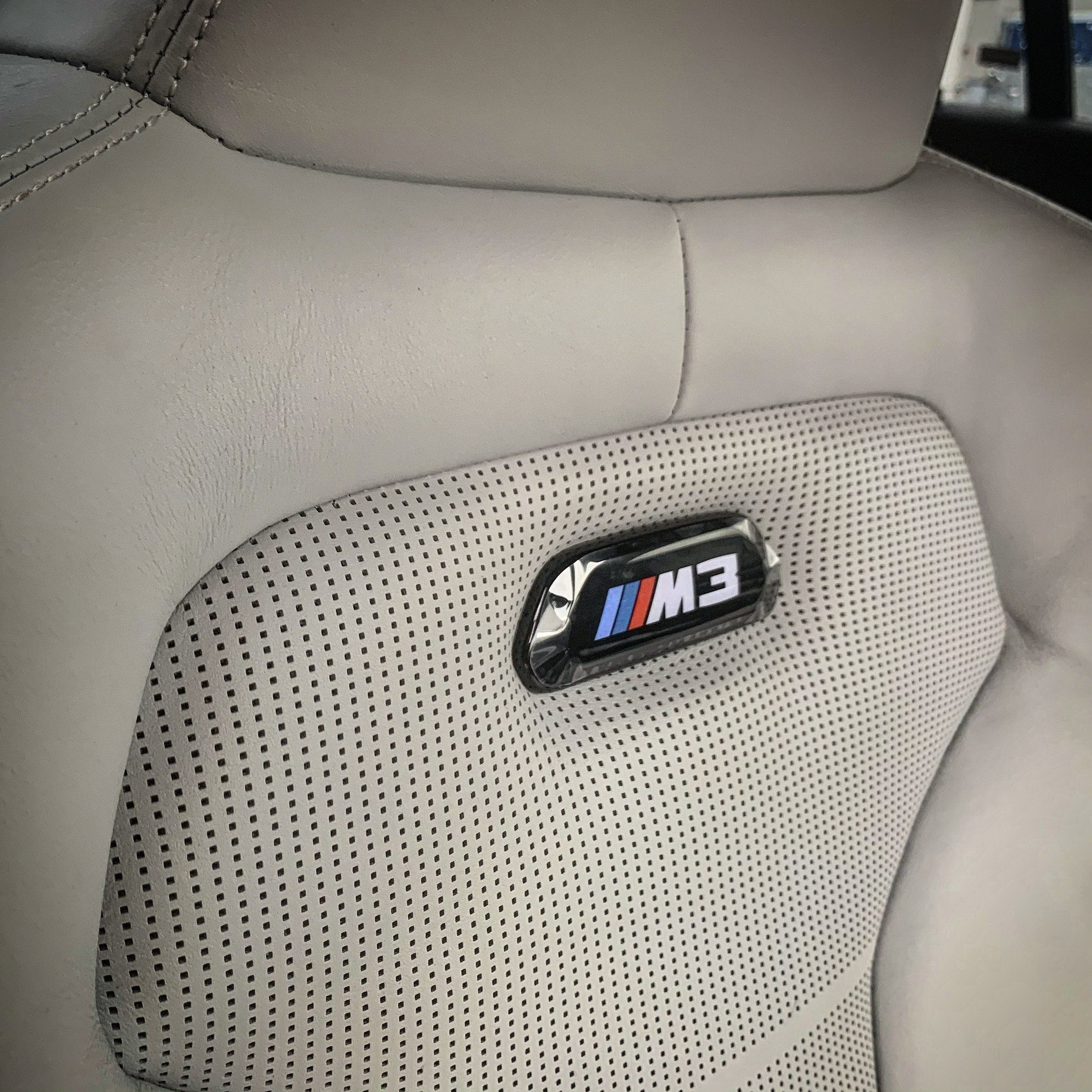 Genuine BMW Illuminated F80 M3 Backrest Trim Emblem Secondary image