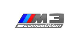 Kies-Motorsports BMW Genuine BMW M3 (G80) Competition Gloss Black Emblem Main image