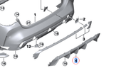 Kies-Motorsports BMW Genuine BMW M3 (G80) / M4 (G82) Carbon Fiber Diffuser