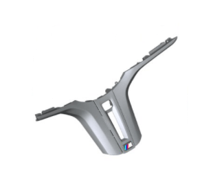 Kies-Motorsports BMW Genuine BMW M3 (G80) / M4 (G82) Carbon Fiber Lower Steering Wheel Trim Main image