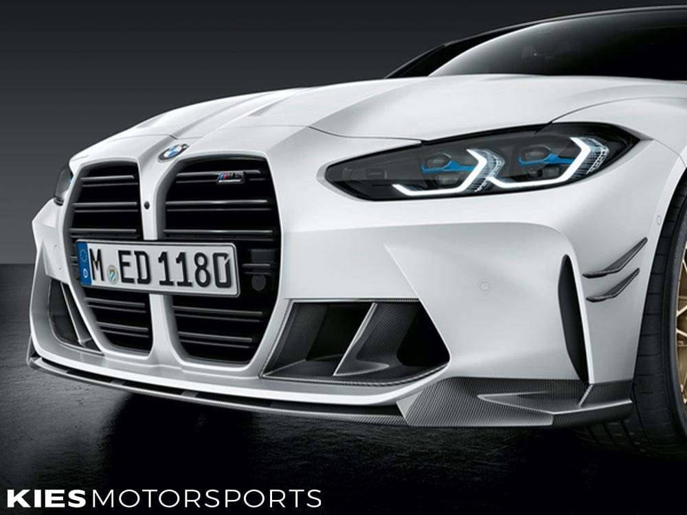 Kies-Motorsports BMW Genuine BMW M3 (G80) / M4 (G82) M Performance Carbon Fiber Front Lip Spoiler Main image