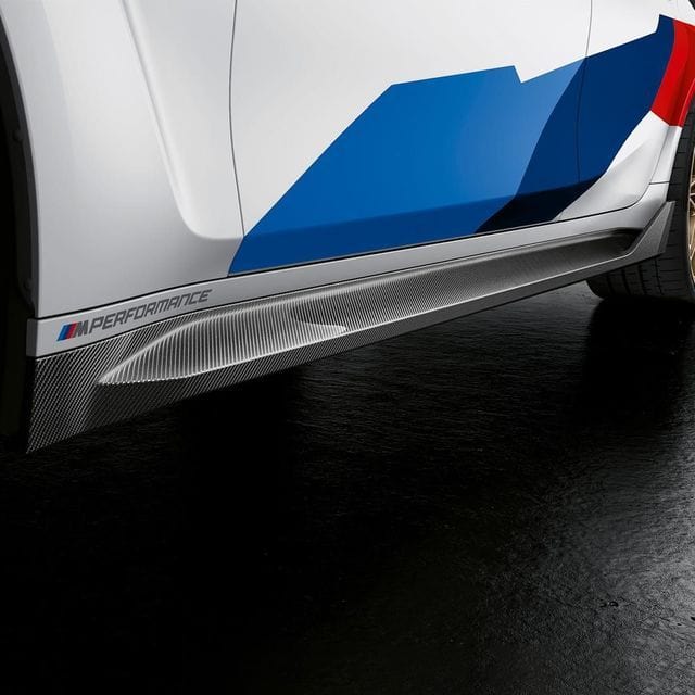 Genuine BMW M3 (G80) Sedan M Performance Carbon Fiber Side Skirt Secondary image