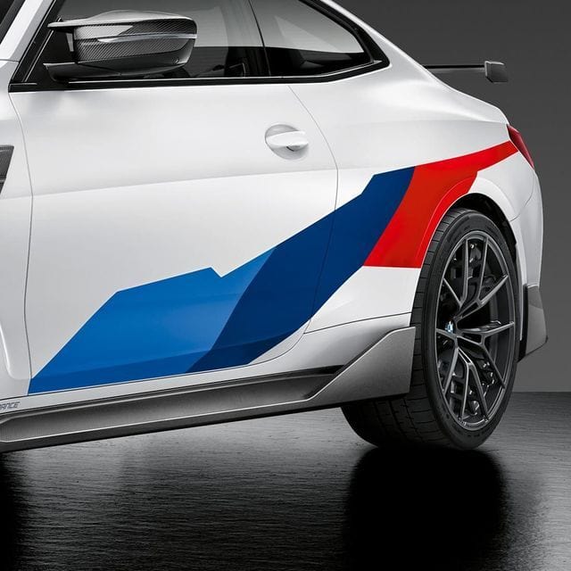 Genuine BMW M3 (G80) Sedan M Performance Motorsport Decals Set Secondary image