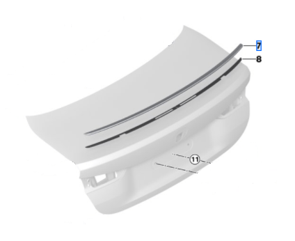 Kies-Motorsports BMW Genuine BMW M4 (G82) Carbon Fiber Rear Spoiler Main image