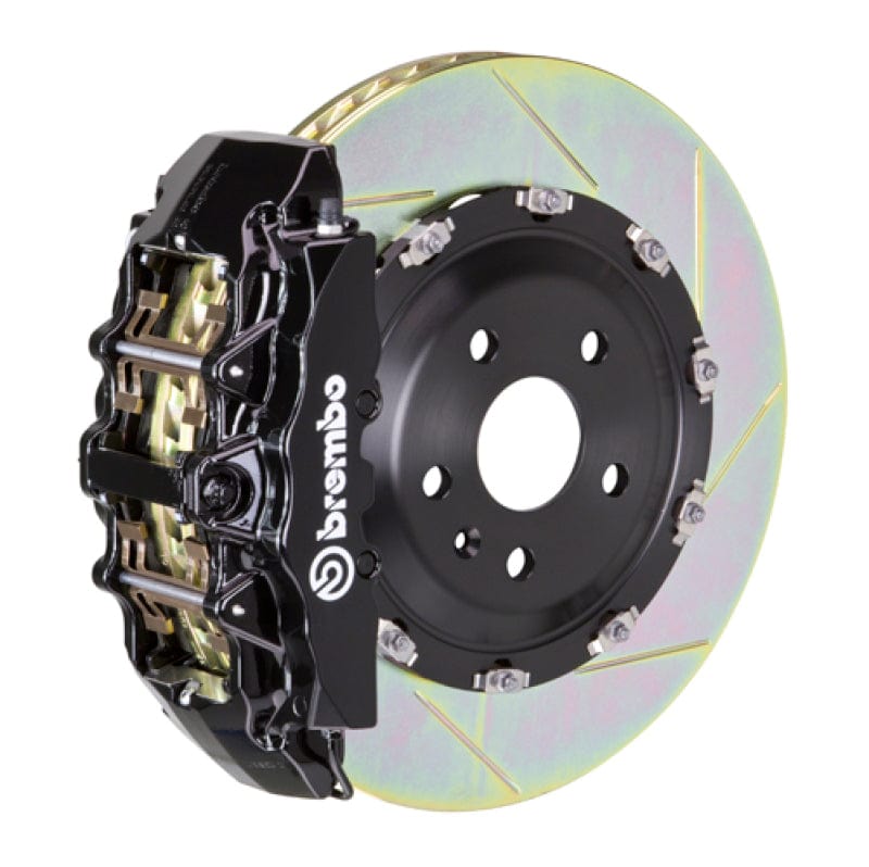 Kies-Motorsports Brembo Brembo 00-03 M5/97-03 5-Series Front GT BBK 8 Piston Cast 380x34 2pc Rotor Slotted Type1-Black