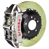 Kies-Motorsports Brembo Brembo 01-06 M3 (E46) Front GTR BBK 6 Piston Billet 355x32 2pc Rotor Slotted Type1 - Nickel