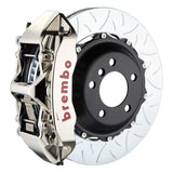 Kies-Motorsports Brembo Brembo 01-06 M3 (E46) Front GTR BBK 6 Piston Billet 355x32 2pc Rotor Slotted Type3- Nickel