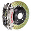 Kies-Motorsports Brembo Brembo 01-06 M3 (E46) Front GTR BBK 6 Piston Billet 380x32 2pc Rotor Drilled- Nickel