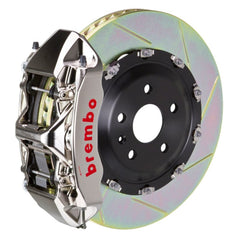Kies-Motorsports Brembo Brembo 02-05 7-Series (Thru 3/5 Prod) Fr GTR BBK 6Pis Billet 380x34 2pc Rtr Slot Type1-Nickel
