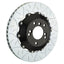 Kies-Motorsports Brembo Brembo 02-05 996 GT2/996 Turbo (PCCB Eqpt) Rr 2-Piece Discs 350x28 2pc Rotor Slotted Type3