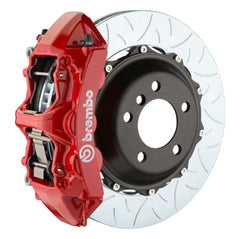 Kies-Motorsports Brembo Brembo 02-05 996 GT2 Front GT BBK 6 Piston Cast 380x32 2pc Rotor Slotted Type3-Red