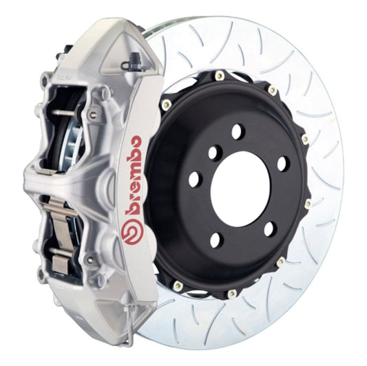 Kies-Motorsports Brembo Brembo 02-05 996 GT2 Front GT BBK 6 Piston Cast 380x32 2pc Rotor Slotted Type3-Silver