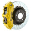 Kies-Motorsports Brembo Brembo 02-05 996 GT2 Front GT BBK 6 Piston Cast 380x32 2pc Rotor Slotted Type3- Yellow