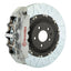 Kies-Motorsports Brembo Brembo 02-05 996 GT2 Front GT BBK 6 Piston Cast 380x34 2pc Rotor Slotted Type3-Silver