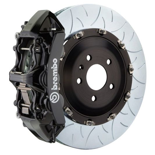 Kies-Motorsports Brembo Brembo 03-07 Cayenne/S/Turbo Fr GT BBK 6Pis Cast 405x34 2pc Rotor Slotted Type3-Black