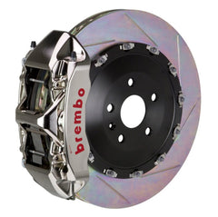 Kies-Motorsports Brembo Brembo 04-10 5-Series (Excl. xDrive/M5) Fr GTR BBK 6Pist Billet 405x34 2pc Rotor Slot Type1-Nickel