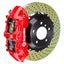 Kies-Motorsports Brembo Brembo 04-10 5-Series (Excl. xDrive/M5) Front GT BBK 6 Piston Cast 380x32 2pc Rotor Drilled-Red