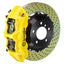 Kies-Motorsports Brembo Brembo 04-10 5-Series (Excl. xDrive/M5) Front GT BBK 6 Piston Cast 380x32 2pc Rotor Drilled- Yellow