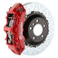 Kies-Motorsports Brembo Brembo 05-11 997 C2S/997 C2 GTS Front GT BBK 6 Piston Cast 380x32 2pc Rotor Slotted Type3-Red
