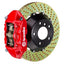 Kies-Motorsports Brembo Brembo 06-09 997.1 GT3 Rear GT BBK 4 Piston Cast 380x28 2pc Rotor Drilled-Red