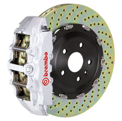 Kies-Motorsports Brembo Brembo 06-10 M5/06-10 M6 Front GT BBK 6 Piston Cast 380x34 2pc Rotor Drilled-Silver