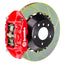 Kies-Motorsports Brembo Brembo 06-10 M5/06-10 M6 Rear GT BBK 4 Piston Cast 380x28 2pc Rotor Slotted Type1-Red