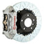 Kies-Motorsports Brembo Brembo 07-13 X5 Rear GT BBK 4 Piston Cast 380x28 2pc Rotor Slotted Type3-Silver